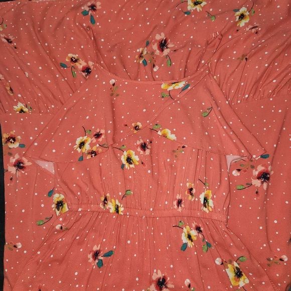 Peyton & Parker- Floral Maxi Dress- Size Medium- Coral/Peach color - Picture 6 of 6